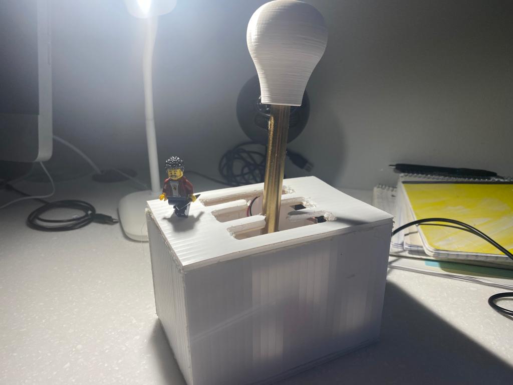  Here is a picture of my shifter (Mini figure not part of the build)